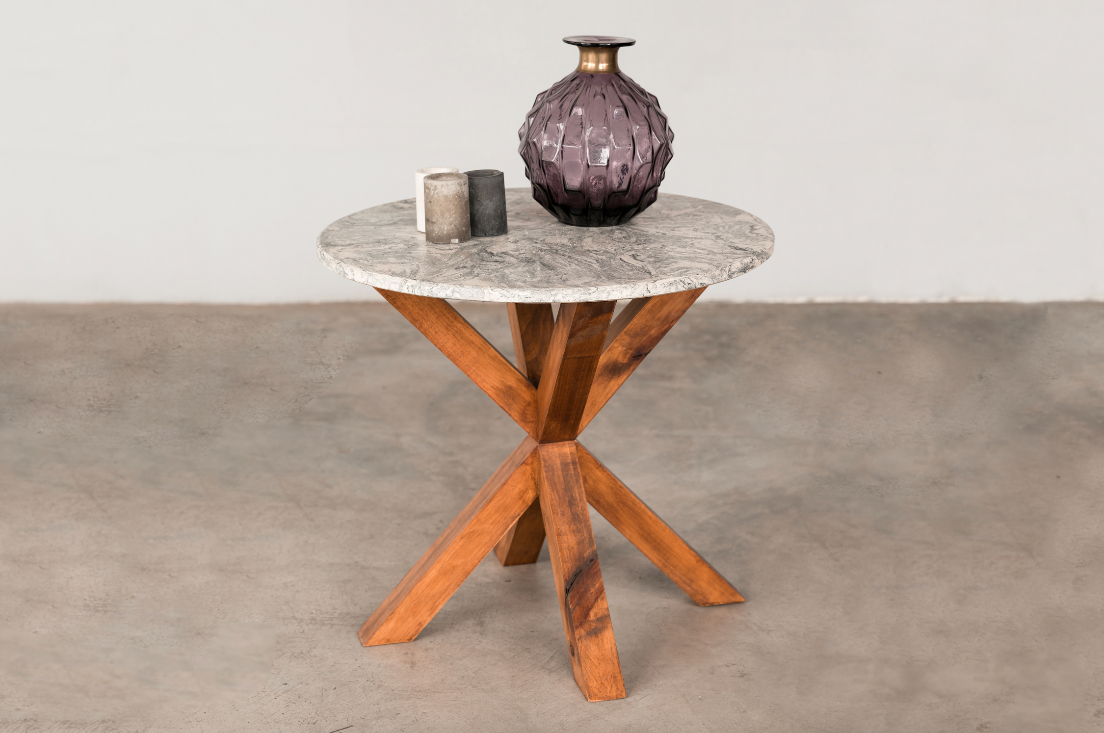 Mesa de centro de concreto