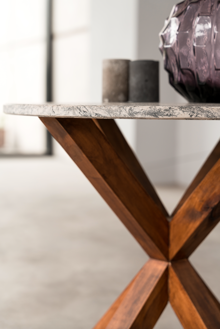 Mesa de centro de concreto